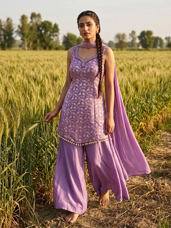 Purple_Embroidered_Straight_Kurta_Set_for_Women