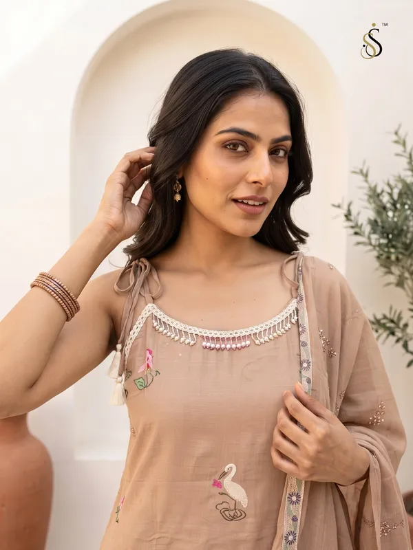 Beige_Embroidered_Straight_Kurta_Set_for_Women