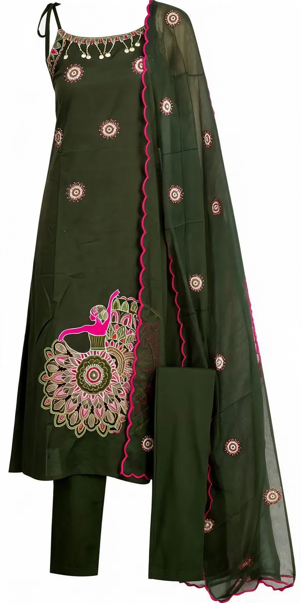 Green_Embroidered_Ethnic_Kurta_Set_for_Women