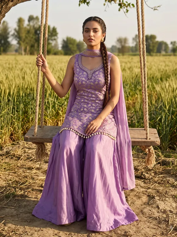 Purple_Embroidered_Straight_Kurta_Set_for_Women