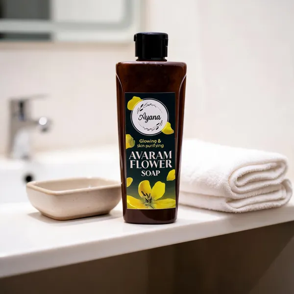 Ayana_Avaram_Flower_&_Turmeric_Herbal_Bath_Soap