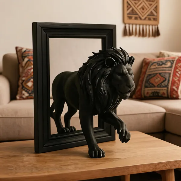 Black_Lion_3D_Decorative_Sculpture