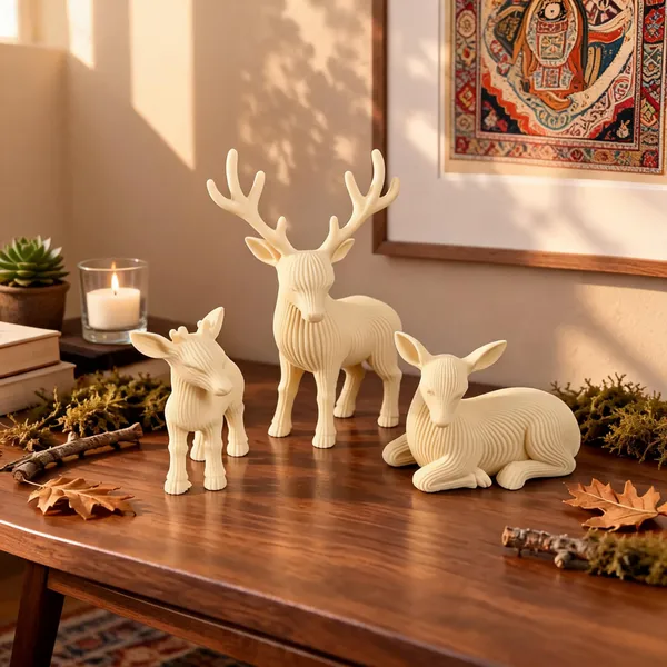 Cream_Deer_Family_Decorative_Figurine_Set