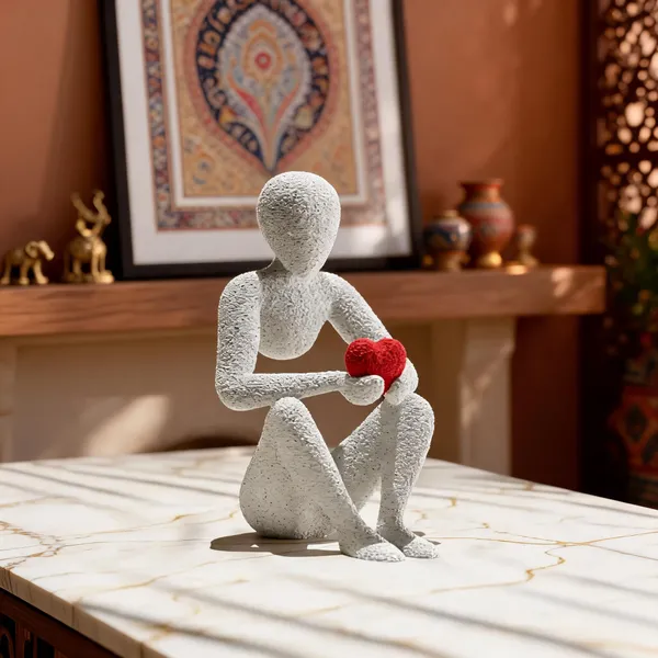 Abstract_Heart_Holding_Figurine