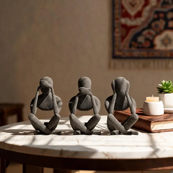 Gray_Abstract_Meditation_Three_Piece_Figurine_Set