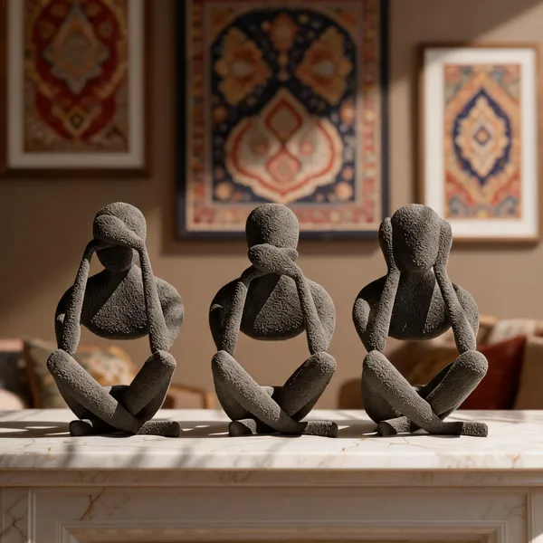 Gray_Abstract_Meditation_Three_Piece_Figurine_Set