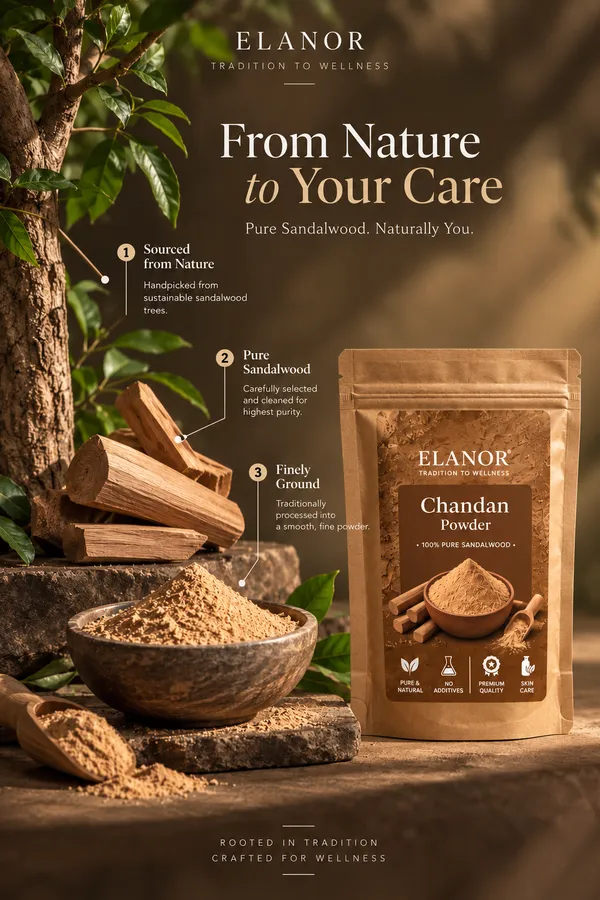 Elanor_Chandan_Powder_100%_Pure_Sandalwood