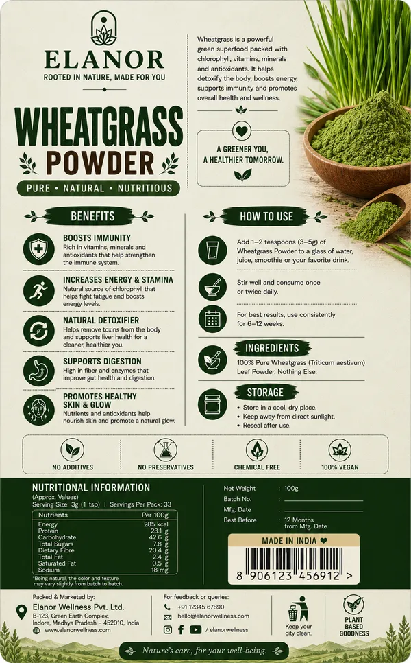 Elanor_Wheatgrass_Powder