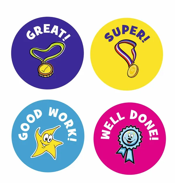 Multicolor_Plastic_Appreciation_Pin_Badges_Set_Of_4
