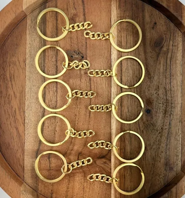 Gold_Metal_Split_Keychain_Rings_For_Diy_Crafts