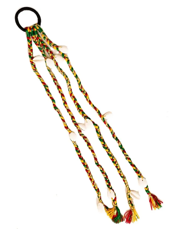 Multicolor_Cotton_Thread_Boho_Tribal_Cowrie_Shell_Hair_Braids_(Set_Of_3)
