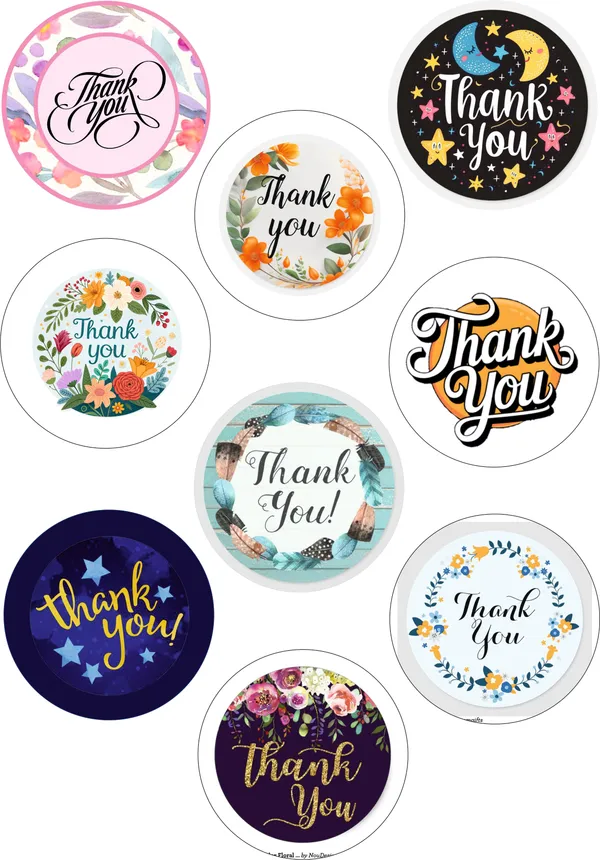 Multicolor_Plastic_Thank_You_Pin_Badges_Set_Of_9