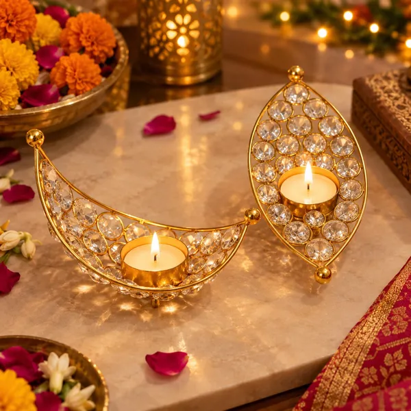 Moon_Shaped_metal_Tea_light_holder