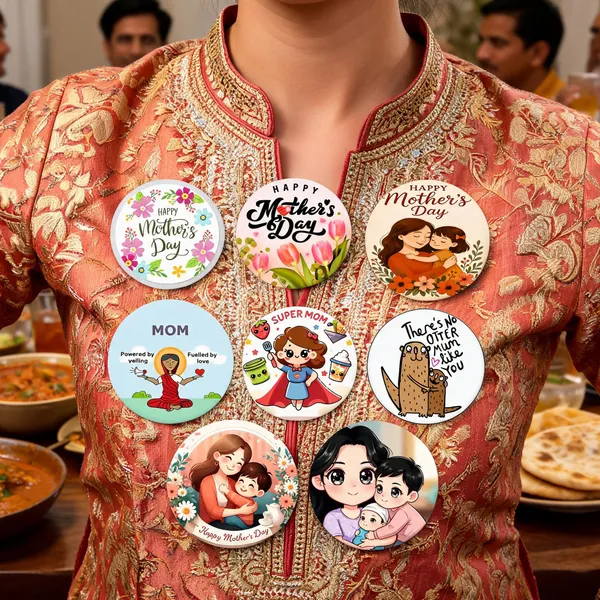 Multicolor_Plastic_Mother'S_Day_Themed_Pin_Badges_Set_Of_8