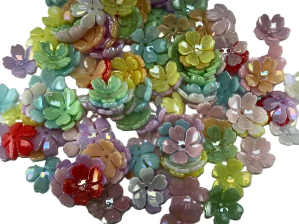 Multicolor_Flower_Shaped_Acrylic_Beads_For_Jewelry_Making_200G