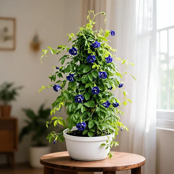 Live_Aparajita_Blue_Clitoria_Ternatea_Flowering_Vine_Plant_With_Pot