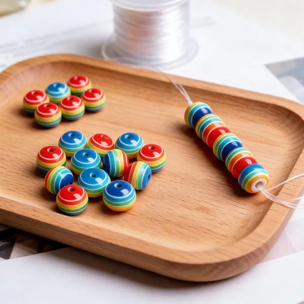 Multicolor_Acrylic_Rainbow_Round_Beads_For_Jewelry_Making