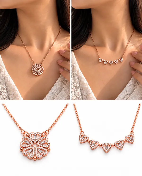 White_Cz_Sterling_Silver_Necklace_For_Women