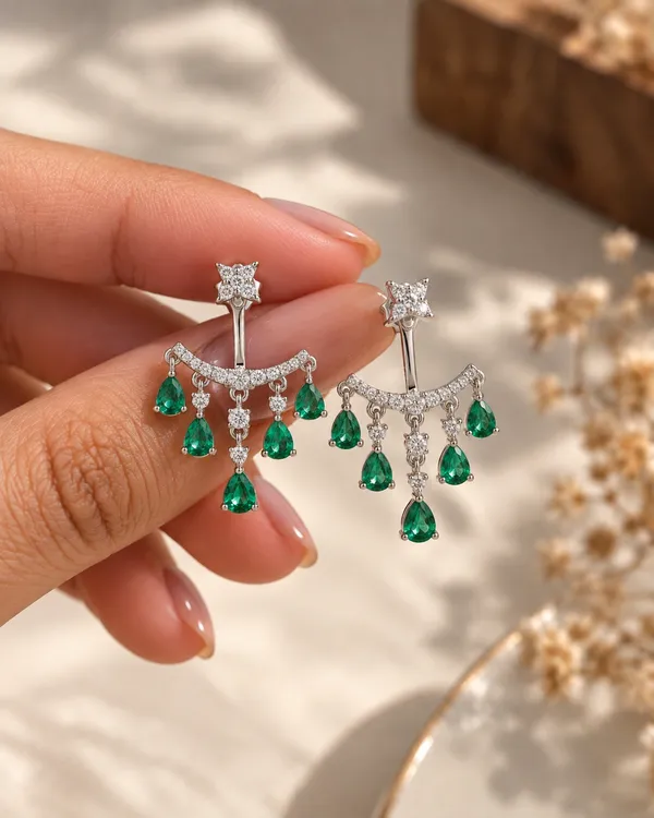 Green_Stone_Sterling_Silver_Earrings_For_Women