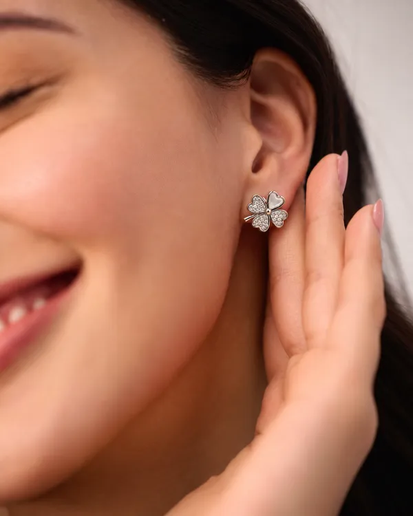 White_Diamond_Sterling_Silver_Earrings_For_Women