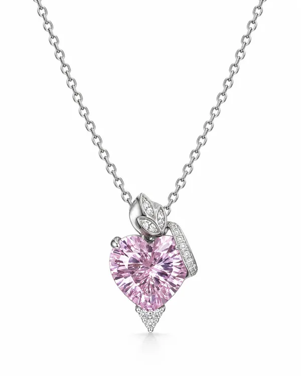 Baby_Pink_Stone_Sterling_Silver_Necklace_For_Women