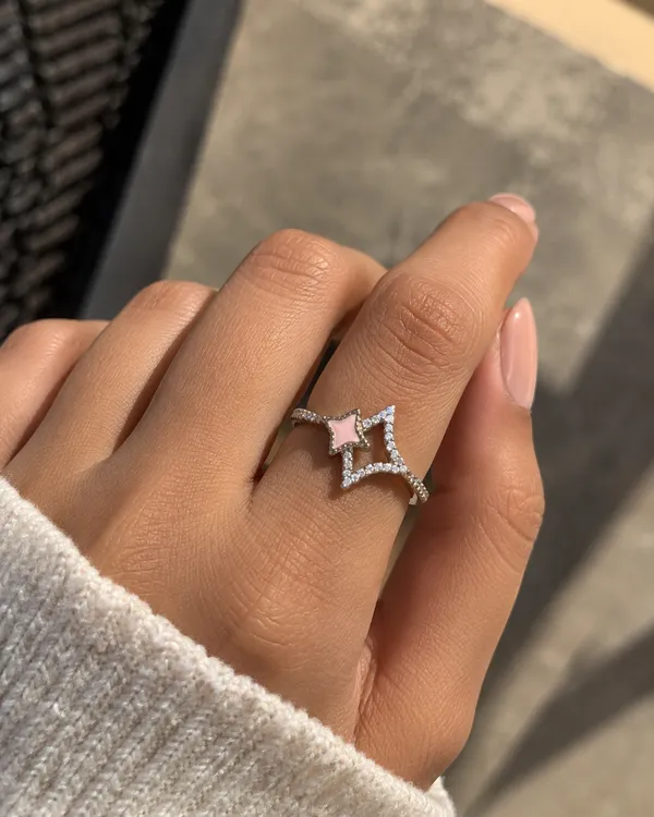 White_Cubic_Zirconia_Sterling_Silver_Ring_For_Women