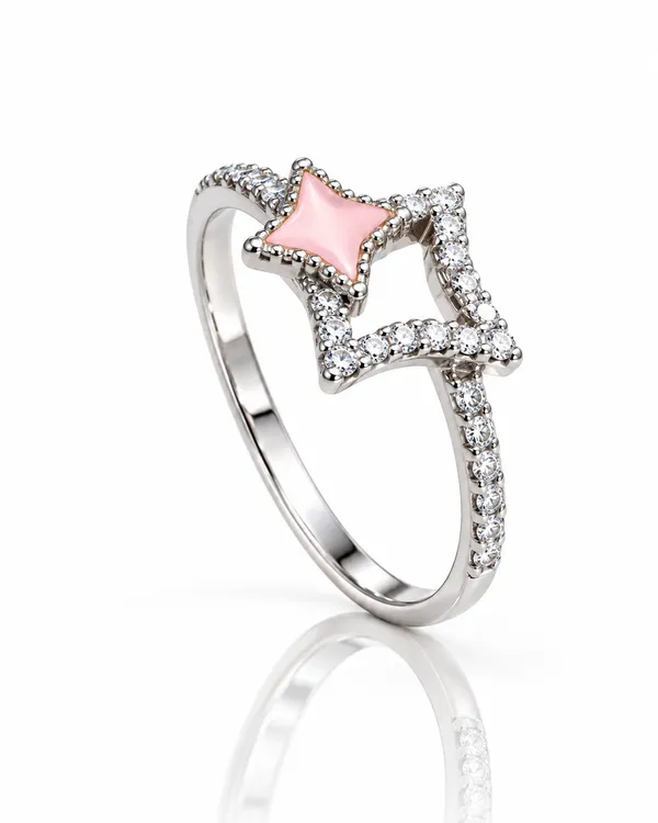 White_Cubic_Zirconia_Sterling_Silver_Ring_For_Women