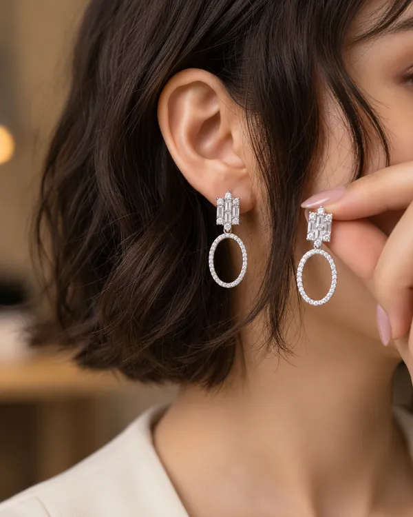 White_Cubic_Zirconia_Sterling_Silver_Earrings_For_Women