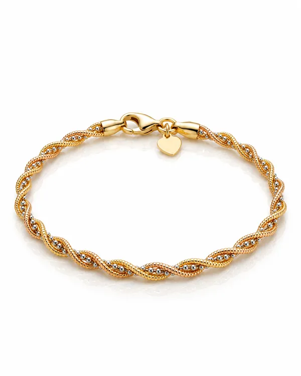 Gold_Tone_Sterling_Silver_Bracelet_For_Women