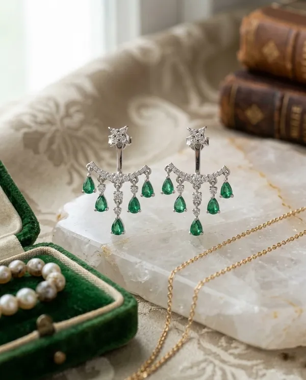 Green_Stone_Sterling_Silver_Earrings_For_Women