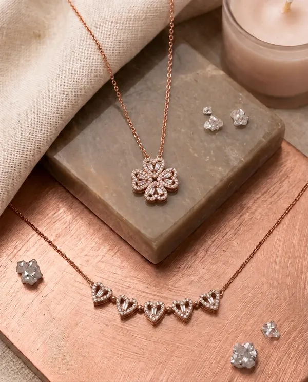 White_Cz_Sterling_Silver_Necklace_For_Women