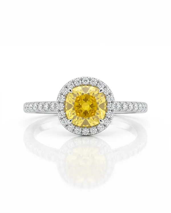 Yellow_Citrine_&_White_Sterling_Silver_Ring_For_Women
