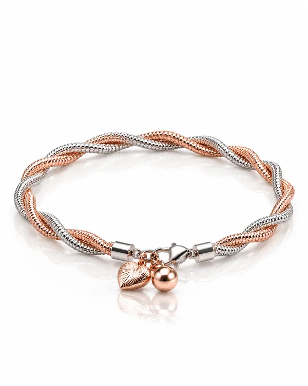 Rose_Gold_Sterling_Silver_Two_Tone_Bracelet_For_Women