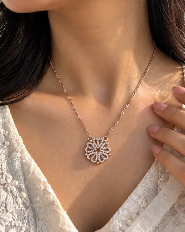 White_Cz_Sterling_Silver_Necklace_For_Women