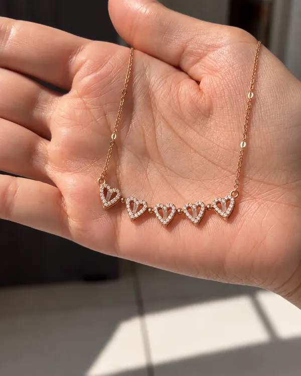 White_Cz_Sterling_Silver_Necklace_For_Women