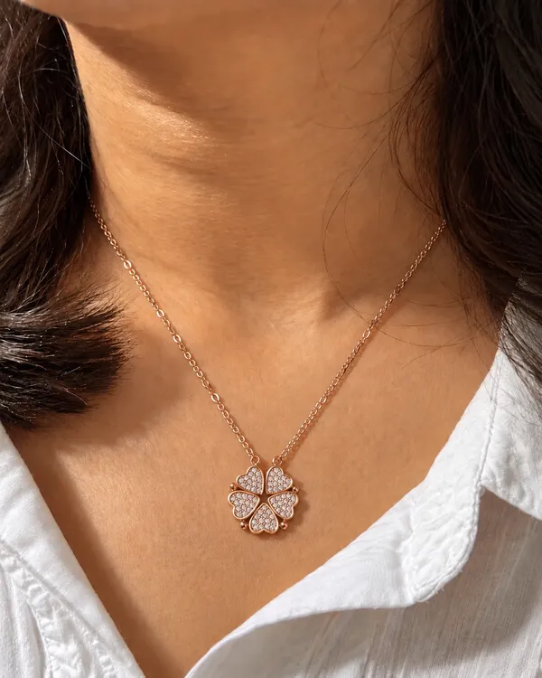 White_Diamond_Sterling_Silver_Necklace_For_Women