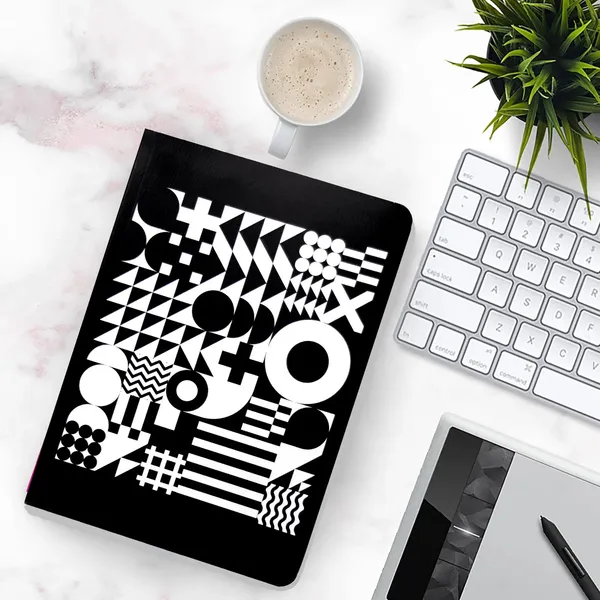 Tick_Tac_Toe_Theme_Notebook_A5_Size_Dotted_Pages_160_Pages_Hardbound_Cover