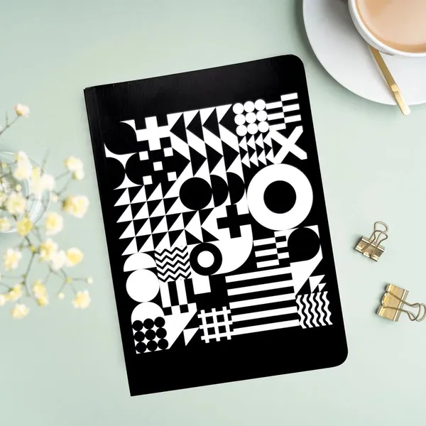 Tick_Tac_Toe_Theme_Notebook_A5_Size_Dotted_Pages_160_Pages_Hardbound_Cover