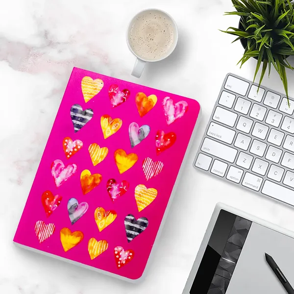 Pink_Heart_Designer_Notebook_A5_Size_Dotted_Pages_160_Pages_Stylish_Cover