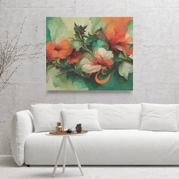 Green_Reverie_Framed_Canvas_Print
