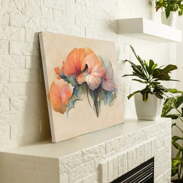 Leaf_Mirage_Framed_Canvas_Print