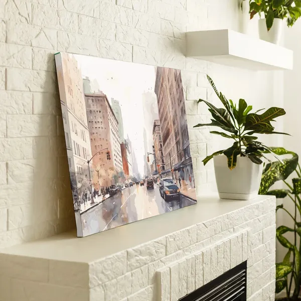 Urban_Melodies_Framed_Canvas_Print