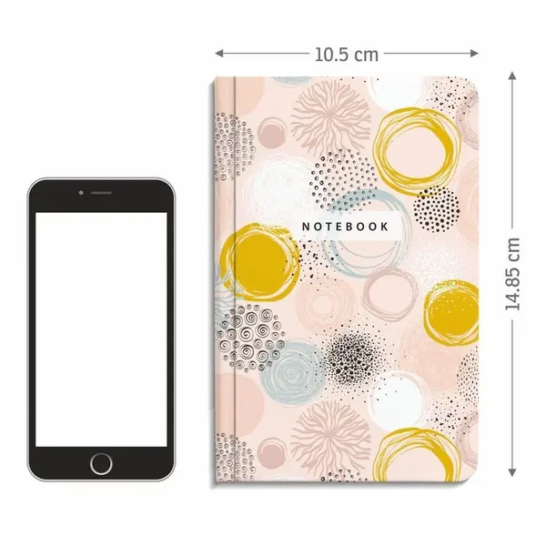 Abstract_Mini_Notebook_A6_Pocket_Size_Ruled_Pages_100_Pages_Pack_Of_4