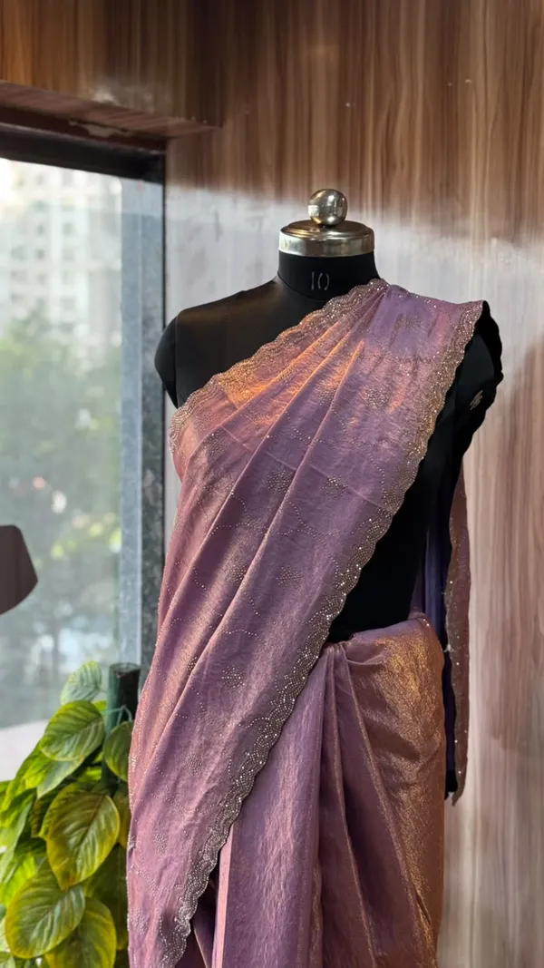 Lavender_Organza_Embellished_Saree_For_Women