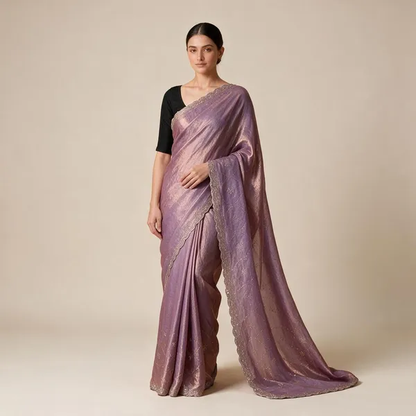 Lavender_Organza_Embellished_Saree_For_Women