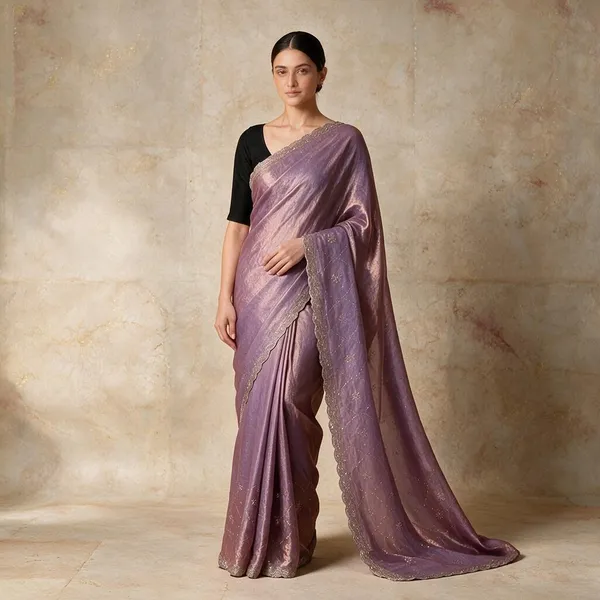 Lavender_Organza_Embellished_Saree_For_Women