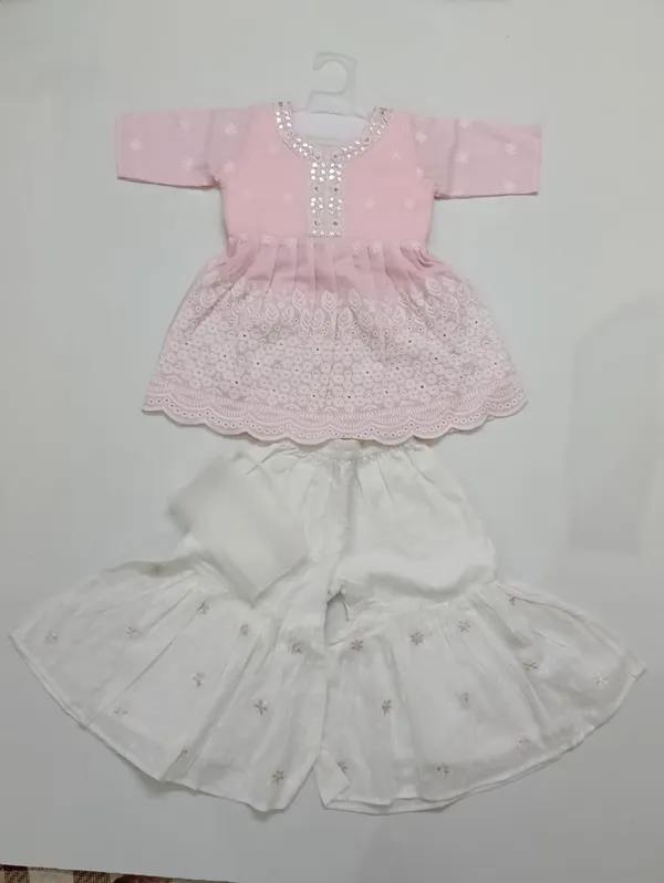 Pink_Embroidered_Kurta_Sharara_Set_for_Baby_Girls