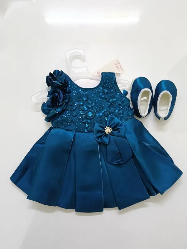 Blue_Satin_Flared_Party_Dress_Set_for_Girls