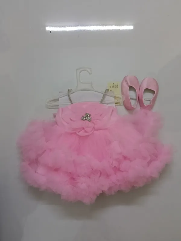 Pink_Tulle_Party_Dress_Set_For_Baby_Girls