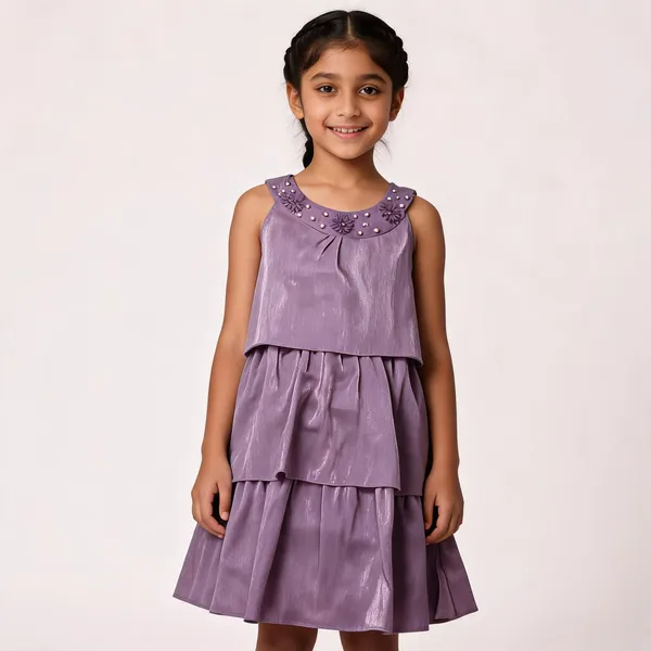 Purple_Satin_Tiered_Sleeveless_Dress_For_Girls
